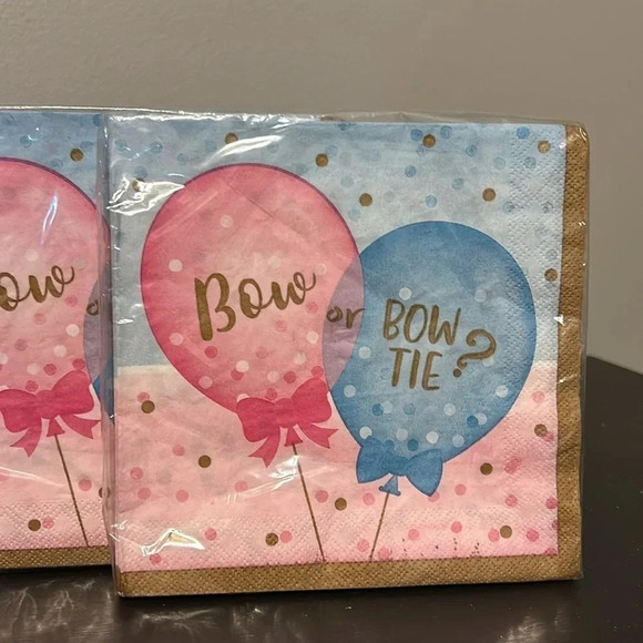 Bundle of Gender Reveal Party Napkins | Gender Reveal | Baby Shower | Baby - Picture 3 of 9